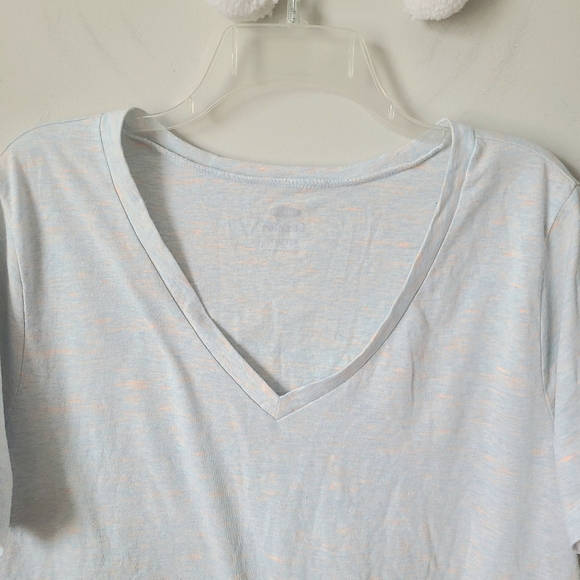 Old Navy Blue And Orange Heathered Short Sleeve Tee Shirt Size XXL - Picture 3 of 6